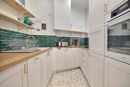 Cocina Piso amueblado - 62m²  - 2 dormitorios - Ecole Militaire / Unesco / Duroc - París