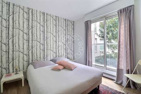 Camera da letto Appartamento arredato - 40m²  - 1 locale - Montparnasse - Parigi