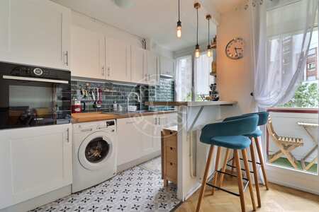 Cozinha Apartamento mobilado - 54m²  - 2 quartos - Porte de Montreuil - Paris