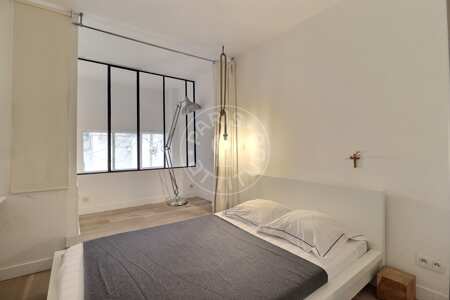 Camera da letto Duplex arredato - 58m²  - 2 locali - Temple - Parigi