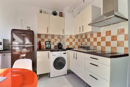 Cuisine Studio meublé - 26m²  - Riquet - Paris