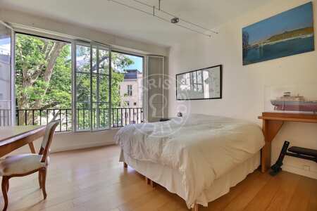 Camera da letto Appartamento arredato - 55m²  - 1 locale - Montmartre / Place des Abbesses - Parigi