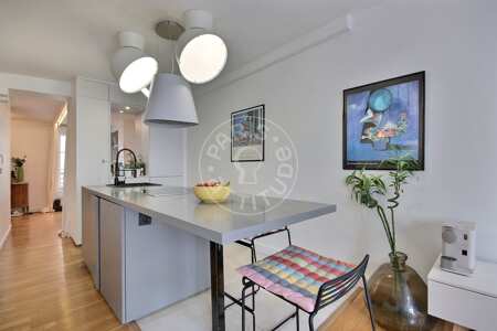 Cucina Mansardato arredato - 43m²  - Arts et Métiers - Parigi