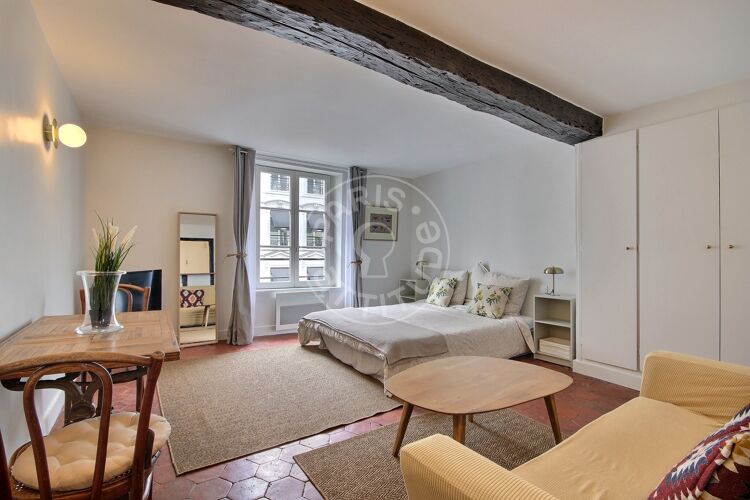 Wohnzimmer - Möblierte Studio - Paris 75008 - 16891