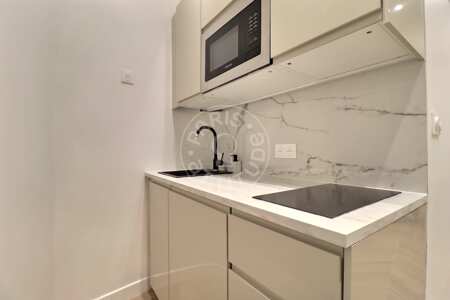 Cucina Monolocale arredato - 25m²  - Parc Monceau - Parigi