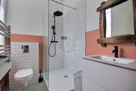 Badezimmer Möblierte wohnung - 45m²  - 1 Zimmer - Faubourg Saint-Martin - Paris