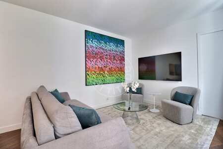 Salón Piso amueblado - 50m²  - 1 dormitorio - Saint Placide - París