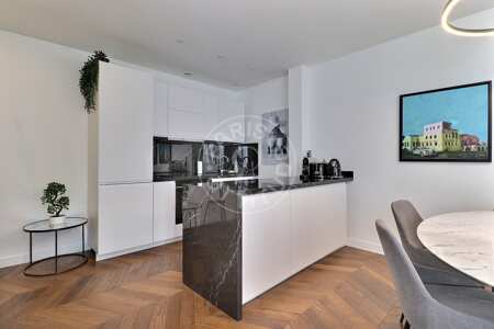 Cocina Piso amueblado - 50m²  - 1 dormitorio - Saint Placide - París