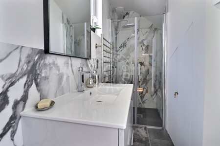 Baño Piso amueblado - 50m²  - 1 dormitorio - Saint Placide - París