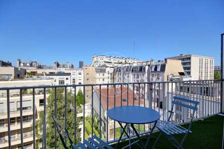 Balcon Appartement meublé - 56m²  - 1 chambre - Les Gobelins - Paris
