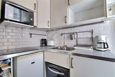 Cozinha Apartamento mobilado - 37m²  - 1 quarto - Place Monge - Paris