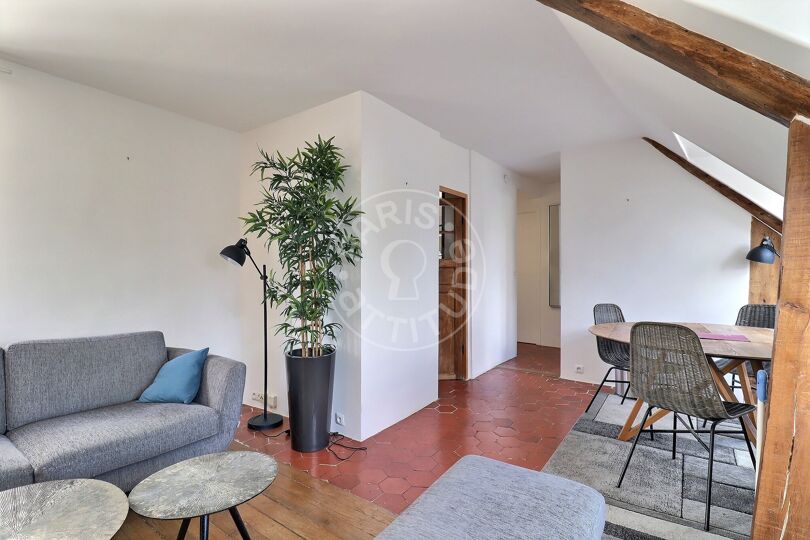 1 dormitorio amueblado - París 75004 - 16913