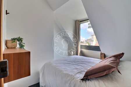 Dormitorio Piso amueblado - 37m²  - 1 dormitorio - Saint-Paul - París