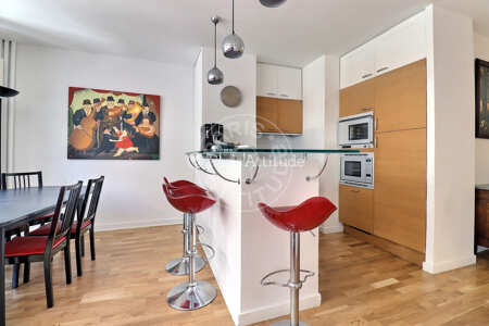 Cuisine Appartement meublé - 62m²  - 2 chambres - Porte Maillot / Palais des Congrès - Paris