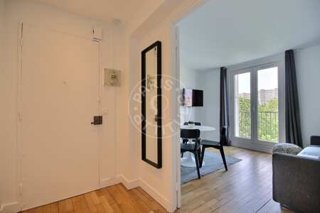 Entrance Furnished apartment - 46m²  - 2 bedrooms - Convention - Paris