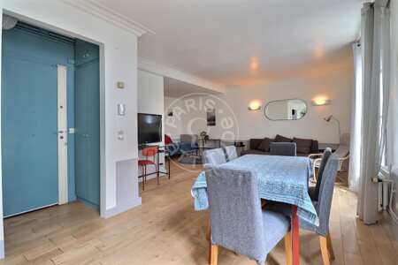 Wohnzimmer Möblierte wohnung - 67m²  - 2 Zimmer - Levallois-Perret