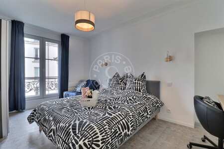 Dormitorio Piso amueblado - 78m²  - 2 dormitorios - Temple - París