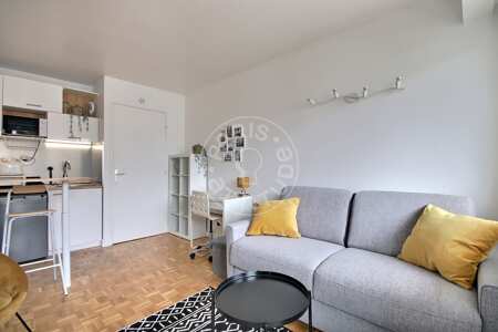 Wohnzimmer Möblierte studio - 19m²  - Montmartre / Place des Abbesses - Paris