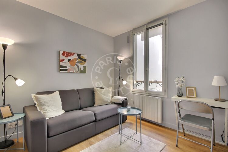 Living room - Furnished studio - Paris 75017 - 16929