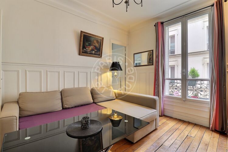 Living room - Furnished 1 bedroom - Paris 75013 - 16930
