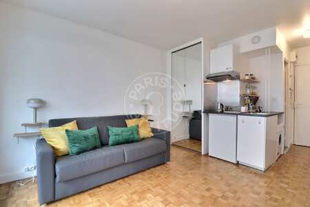 Sala Quitinete mobilado - 19m²  - Oberkampf - Paris