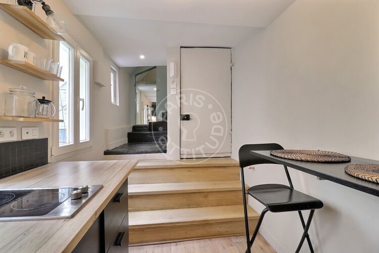 Living room - Furnished studio alcove - Paris 75001 - 16935