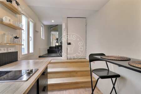 Salotto Mansardato arredato - 17m²  - Ile de la Cité - Parigi
