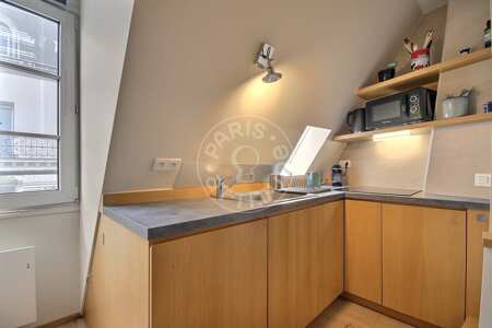 Cucina Appartamento arredato - 26m²  - 1 locale - Notre-Dame de Lorette - Parigi