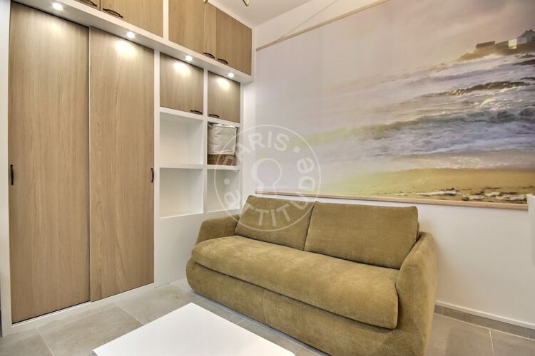 Living room - Furnished studio - Paris 75014 - 16938