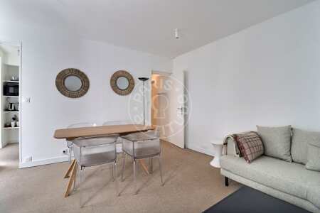 Salón Piso amueblado - 50m²  - 2 dormitorios - Tour Eiffel - París