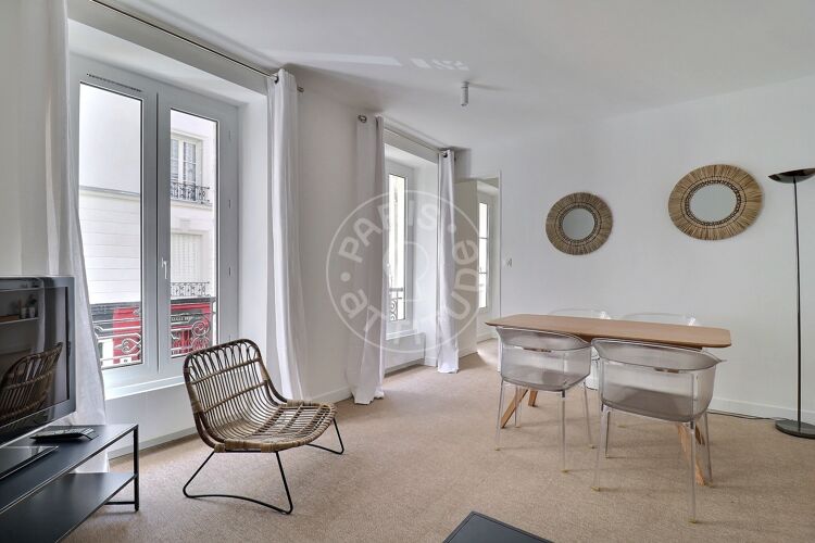 Salon - 2 chambres meublé - Paris 75007 - 16939