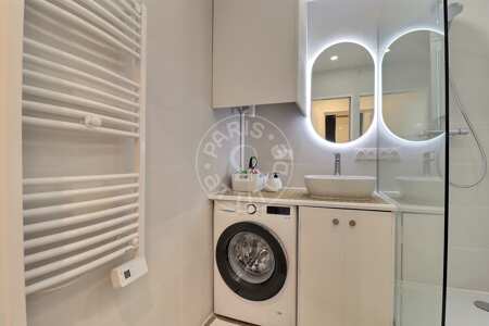 Baño Piso amueblado - 50m²  - 2 dormitorios - Tour Eiffel - París