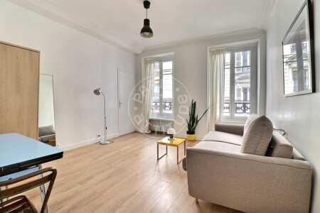 Wohnzimmer Möblierte studio - 27m²  - Montmartre / Place des Abbesses - Paris