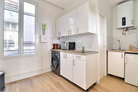 Küche Möblierte studio - 27m²  - Montmartre / Place des Abbesses - Paris