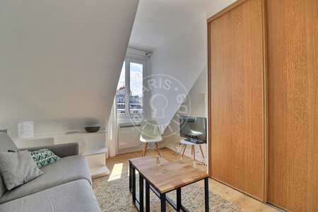 Salón Estudio amueblado - 23m² - Saint-Paul - París