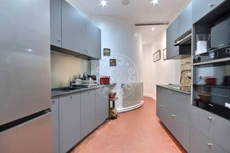 Kitchen Furnished apartment - 109m²  - 3 bedrooms - Place de Clichy - Paris