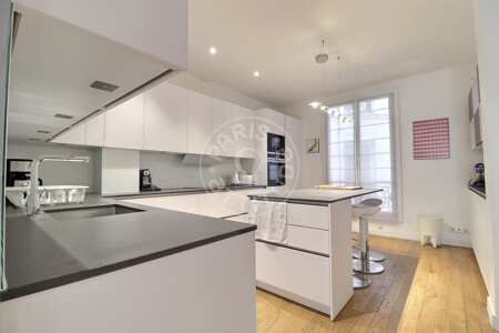 Cozinha Apartamento mobilado - 154m² - 3 quartos - Champs-Elysées - Paris