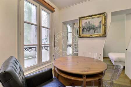 Küche Möblierte alkovenwohnung - 25m²  - Tour Eiffel - Paris