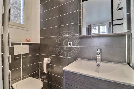Bagno Appartamento arredato - 33m²  - 1 locale - Les Gobelins - Parigi