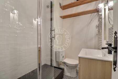 Bathroom Furnished studio - 21m²  - Place des Vosges - Paris