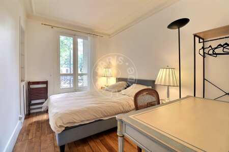Schlafzimmer Möblierte wohnung - 49m²  - 1 Zimmer - Auteuil - Paris