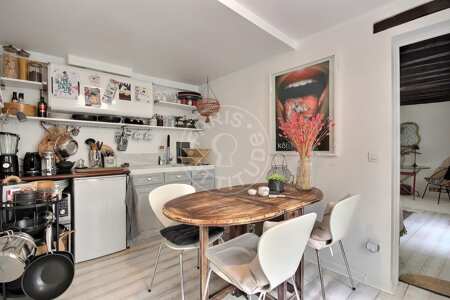Cuisine Appartement meublé - 40m²  - 1 chambre - Centre George Pompidou - Paris