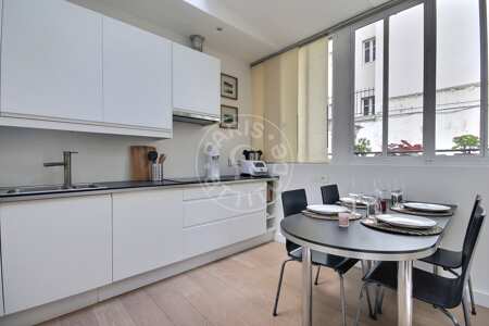 Cozinha Apartamento mobilado - 46m²  - 1 quarto - Convention - Paris