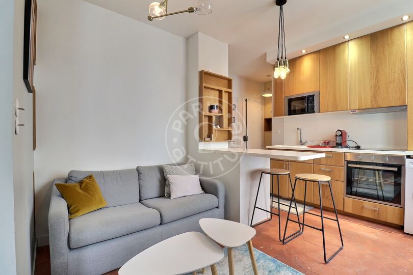 Estudio con alcoba amueblado - París 75020 - 16974