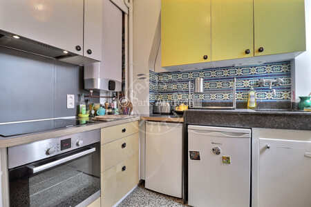 Kitchen Furnished apartment - 49m²  - 1 bedroom - Place des Fêtes - Paris