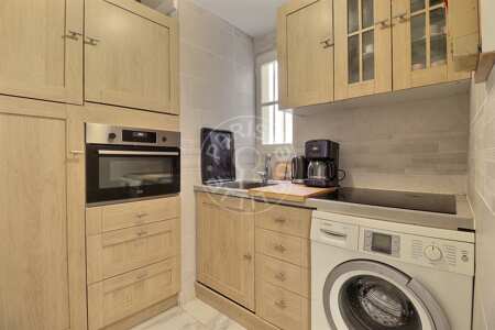 Kitchen Furnished apartment - 50m²  - 1 bedroom - Ecole Militaire / Unesco / Duroc - Paris