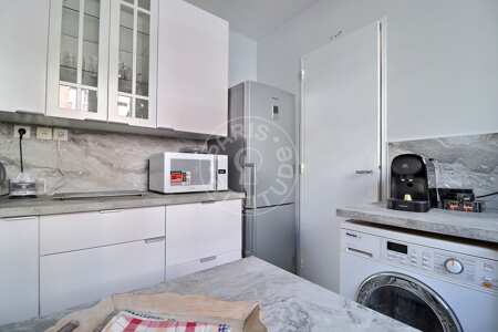Cozinha Apartamento mobilado - 68m²  - 1 quarto - Pereire - Paris