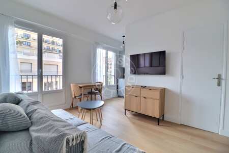 Living room Furnished apartment - 31m²  - 1 bedroom - Les Gobelins - Paris