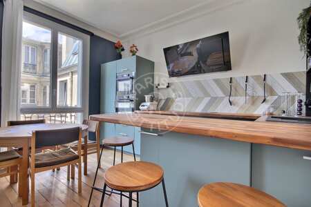 Küche Möblierte wohnung - 52m²  - 1 Zimmer - Montmartre / Place des Abbesses - Paris