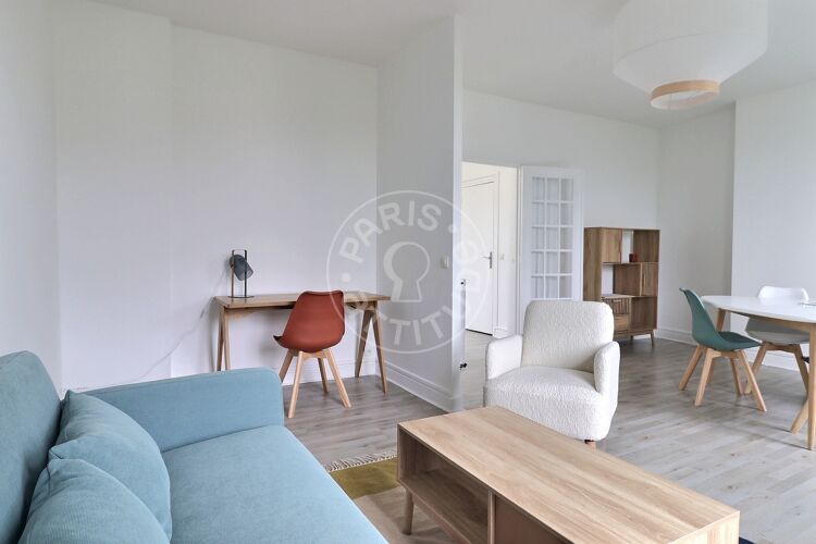 Living room - Furnished 1 bedroom - Paris 75015 - 16990